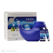 Аква Марис устройство для промывания носа + соль морская 2,97г №30
