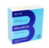 Бруламицин 40мг/1мл розчин для ін'єкцій №10 ампули