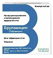 Бруламицин 80мг/2мл №10 амп.