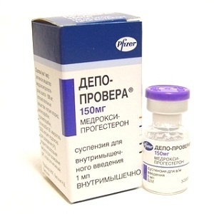 Депо-Провера суспензія для ін'єкцій, 150 мг/мл 1мл №1 флакон