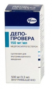Депо-Провера суспензія для ін'єкцій, 150 мг/мл 3,3 мл №1 флакон