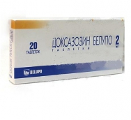 Доксазозин белупо 2мг №20 таблетки