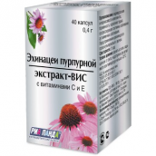 Ехінацеї пурпурної екстракт-ВІС з вітамінами С і Е 400мг №40 капсули