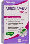 Евалар Левокарнил-500 1,2 г №30 таблетки