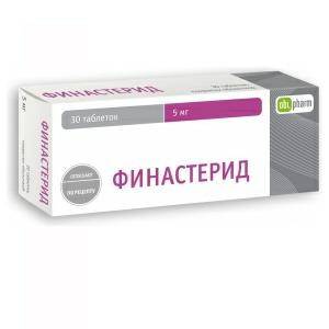 Фінастерид-OBL 5мг №30 таблетки