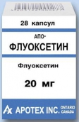Флуоксетин-Апо 20мг №20 капсули