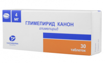 Глімепірид Канон 4мг №30 таблетки