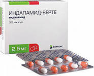 Індапамід-верті 2,5 мг №30 капсули