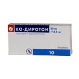 Ко-диротон 20мг 12,5 мг №10 таб
