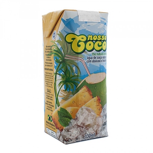 Коко Велл кокосова вода Nosso з соком ананаса і м'яти 330мл 1шт
