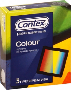 Контекс презервативи Colour кольорові 3шт