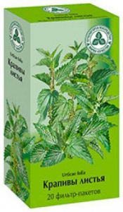 Кропиви листя 1,5 г №20 фільтр-пакети