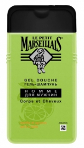 Ле Пті Марселье гель-шампунь для чоловіків м'ята і лайм 250мл