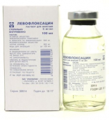 Левофлоксацин 5мг/мл раствор для инфузий 100мл №1 флакон