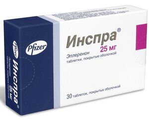 Инспра 25мг №30 таблетки